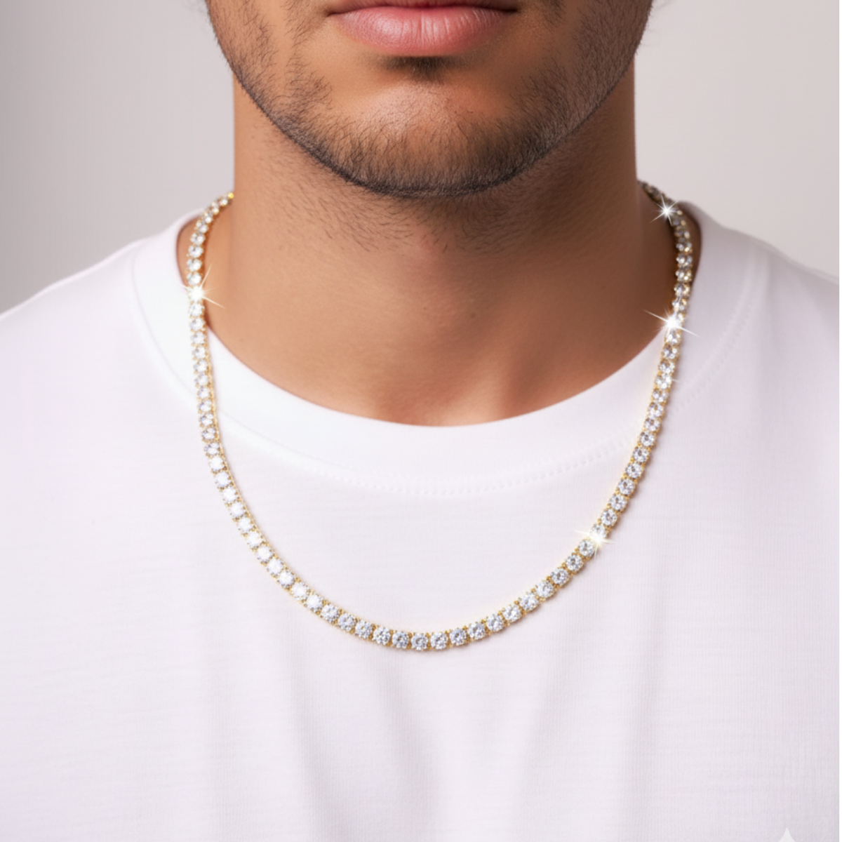 Diamond Drip Chain - Yellow Gold