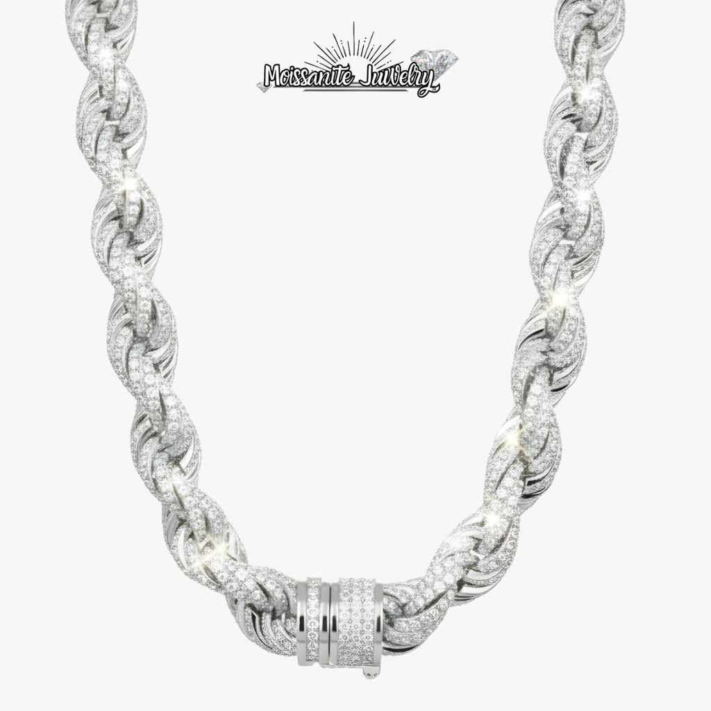 Iced out Rope Chain