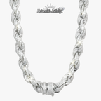 Iced out Rope Chain
