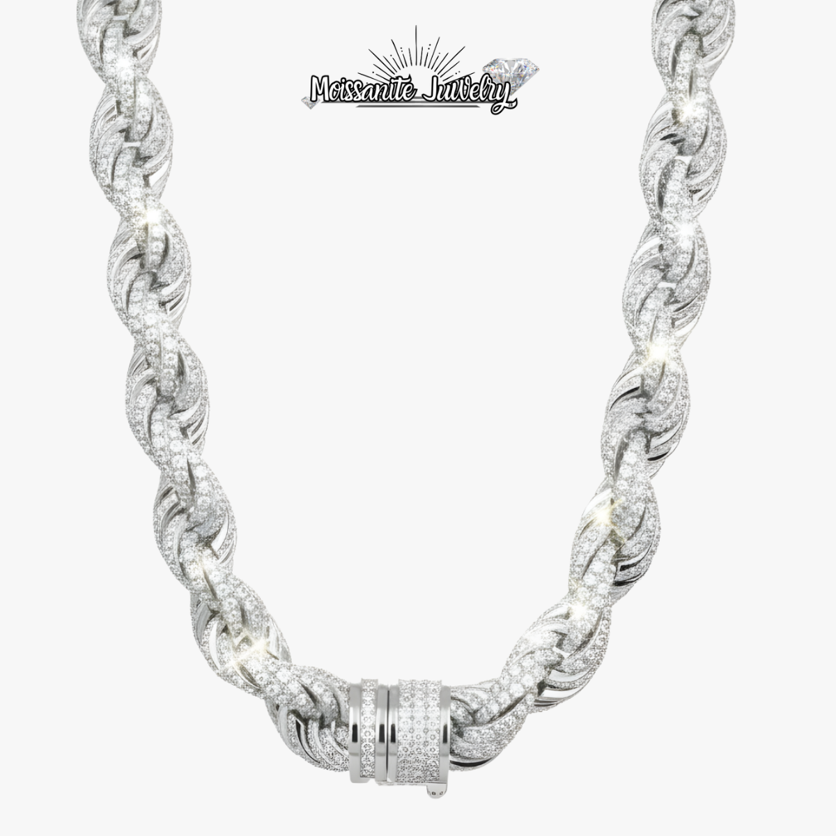 Iced out Rope Chain